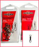 10pcs (2pks) Ball Bearing Swivel with Split Ring Size 4# 5# 6# 15-45kg