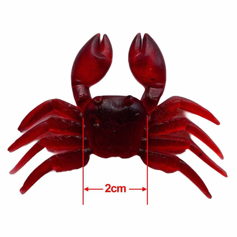 6 x Soft Plastic Crabs Fishing Tackle - Bait Tackle Direct