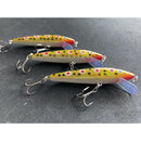 3 X Premium Quality 6.5cm 4.3g Minnow Fishing Lure With Spotty Pattern, Tackle - Bait Tackle Direct