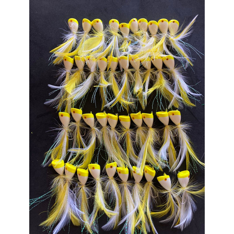 40/100pcs x Small New Generation Quality Surf Poppers Fishing Tackle - Bait Tackle Direct