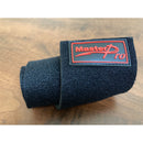 2 x Masterpro Rod Covers Protector Tie Wrapping Band Belt Black Fishing Tackle - Bait Tackle Direct