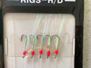 3 Packs 10#/ 12# Sabiki Bait Rigs Fishing Tackle