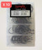 5/10 boxes Chemically Sharpened Octopus Circle Hooks 4 sizes Fishing Tackle - Bait Tackle Direct