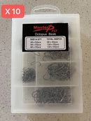 5/10 boxes Chemically Sharpened Octopus Beak Hooks 6 small sizes (300pcs) Fishing Tackle - Bait Tackle Direct