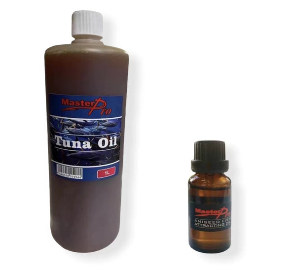 1L Premium Tuna Oil & 20ml Aniseed Oil concentrated Fish Oil Fishing Tackle (MAX ONE PER ORDER) - Bait Tackle Direct