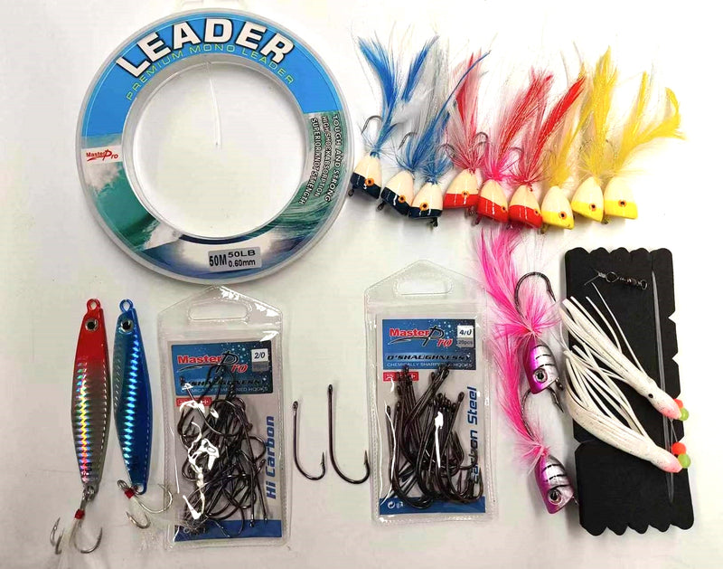 Snapper and Salmon Surf Pack surf poppers - Bait Tackle Direct