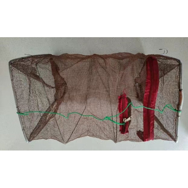2 X High-quality Foldable Fishing Shrimp Fish Crab Yabbie Bait Net Trap - Bait Tackle Direct