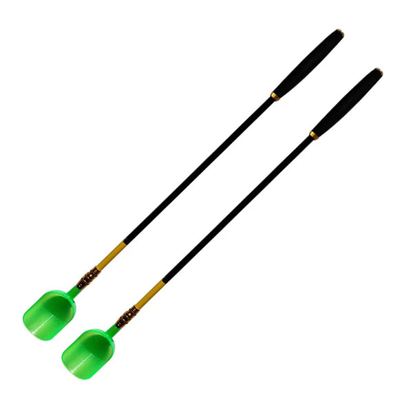 2 x Two- Section High Quanlity Strong Telescopic Carbon Berley Spoons 70cm-110cm - Bait Tackle Direct