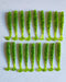 18pcs (3pks) Soft Plastic Paddle Tail Shad 75mm On 5 Colour Scented Fishing Tackle - Bait Tackle Direct