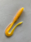 15pcs (3pks) Long Curl Tail Soft Plastic Lure Freshwater and Saltwater 10cm 4.6g 5 colors - Bait Tackle Direct