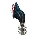 Hosaku Squid Jigs Red Foil Turning into Blue Egi Fishing Lures with Rattle  Sizes 2.5,3.0,3.5 1