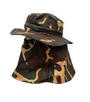 2pcs Full-brim hat with face shield - Bait Tackle Direct