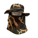 2pcs Full-brim hat with face shield - Bait Tackle Direct