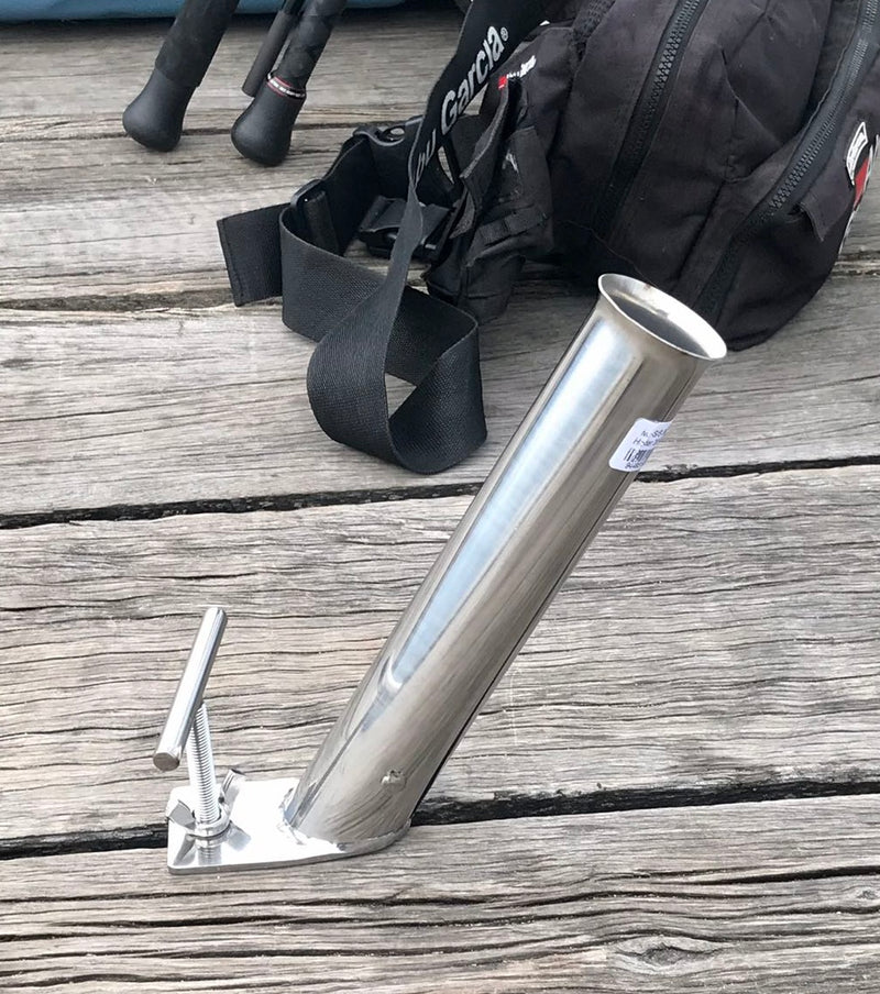 Quality Stainless Steel Pier Rod Holder Fishing Pole Holder Bait