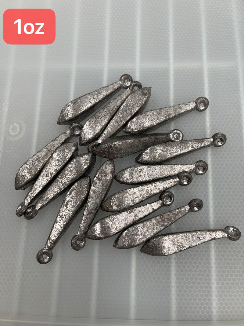 16pcs Snapper Reef Sinkers 1oz Fishing Tackle Bait Tackle Direct