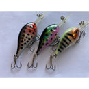 3 x lures Crankbait Lures Fishing Tackle - Bait Tackle Direct