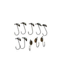 10pcs Tumbler Anti Hanging Grass Lead Jump Jig Head Fishing Hooks 1/8OZ, 1/4OZ. - Bait Tackle Direct