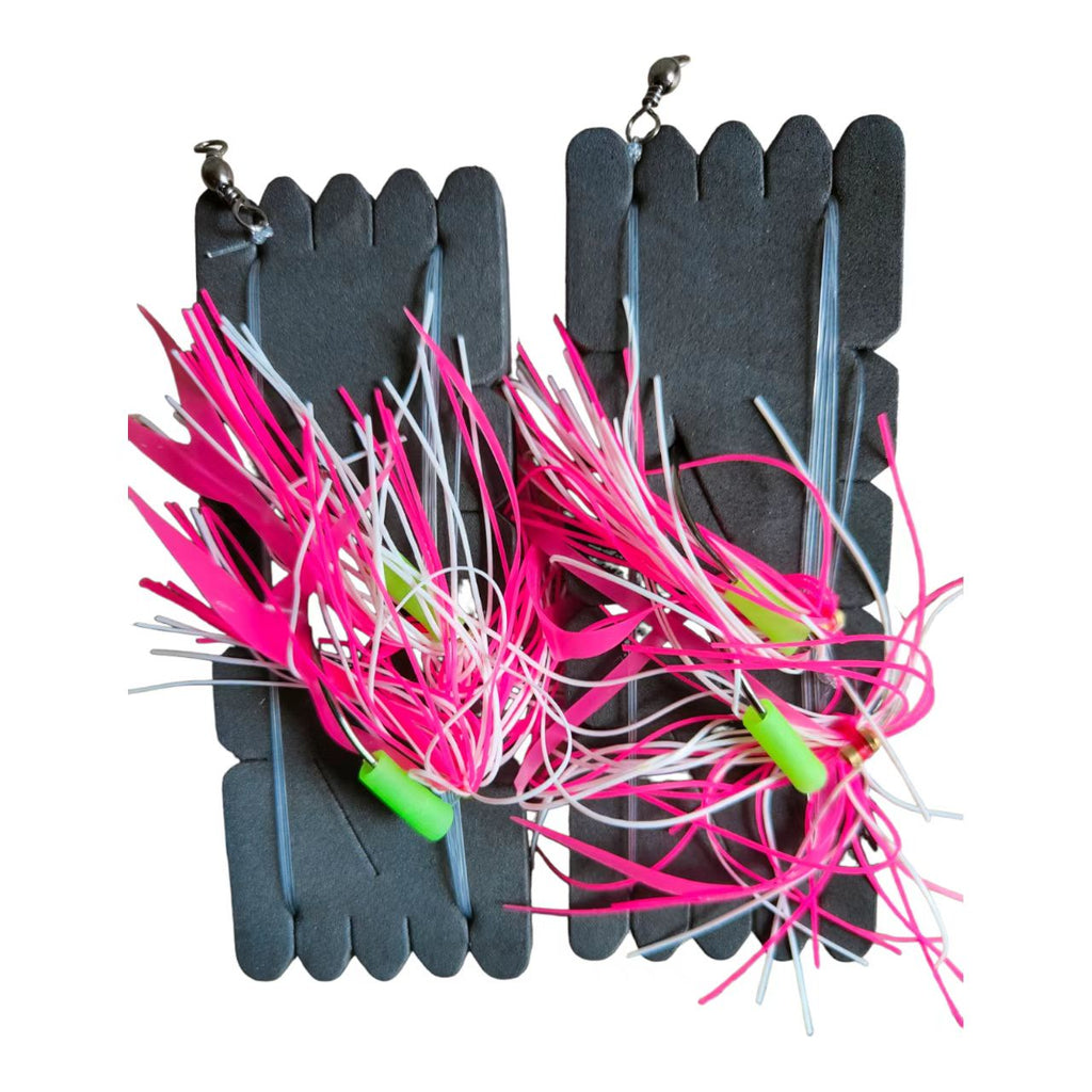 MasterPro Skirt Rigs Snapper Fishing Rigs in 3 Colours Fishing Tackle