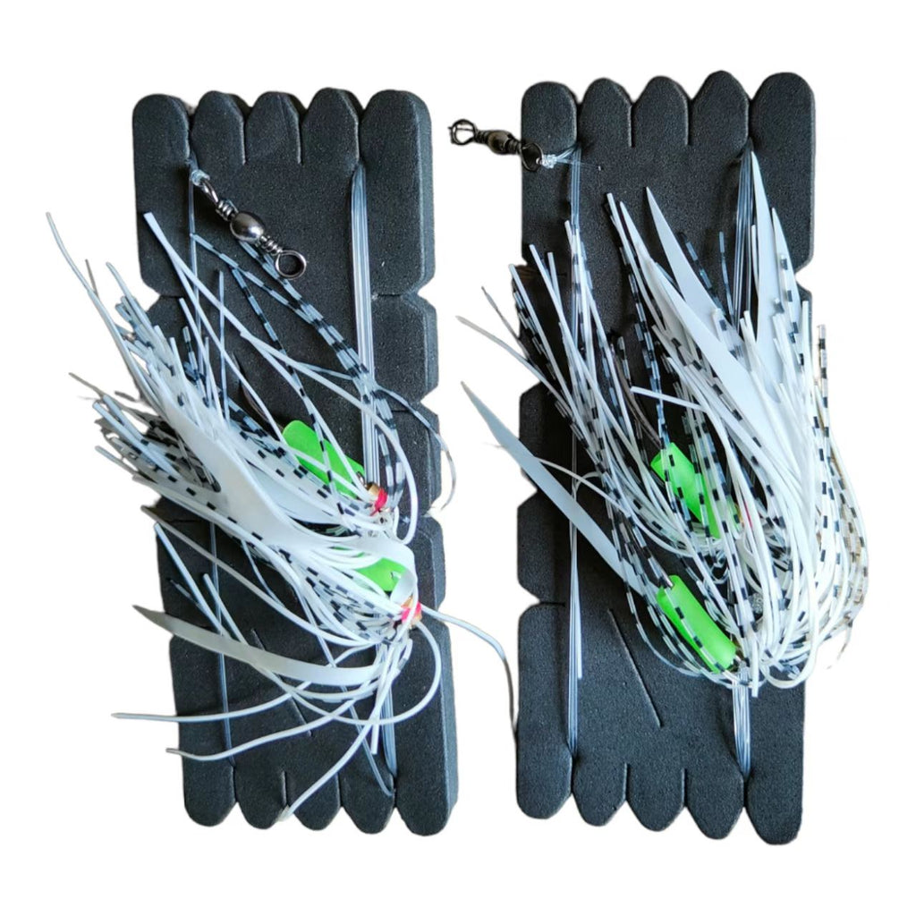 MasterPro Skirt Rigs Snapper Fishing Rigs in 3 Colours Fishing Tackle ...