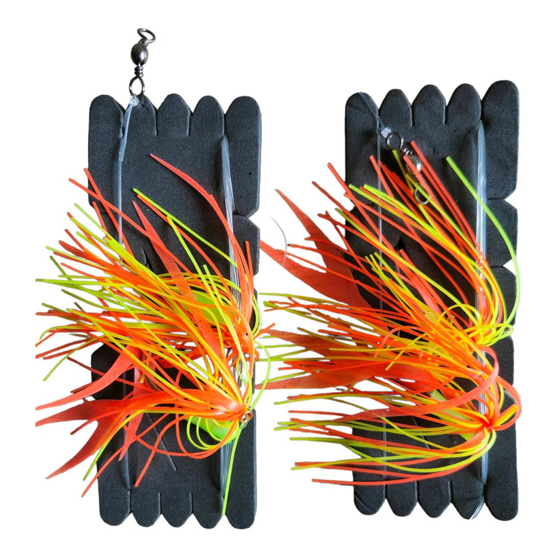 MasterPro Skirt Rigs Snapper Fishing Rigs in 3 Colours Fishing Tackle - Bait Tackle Direct